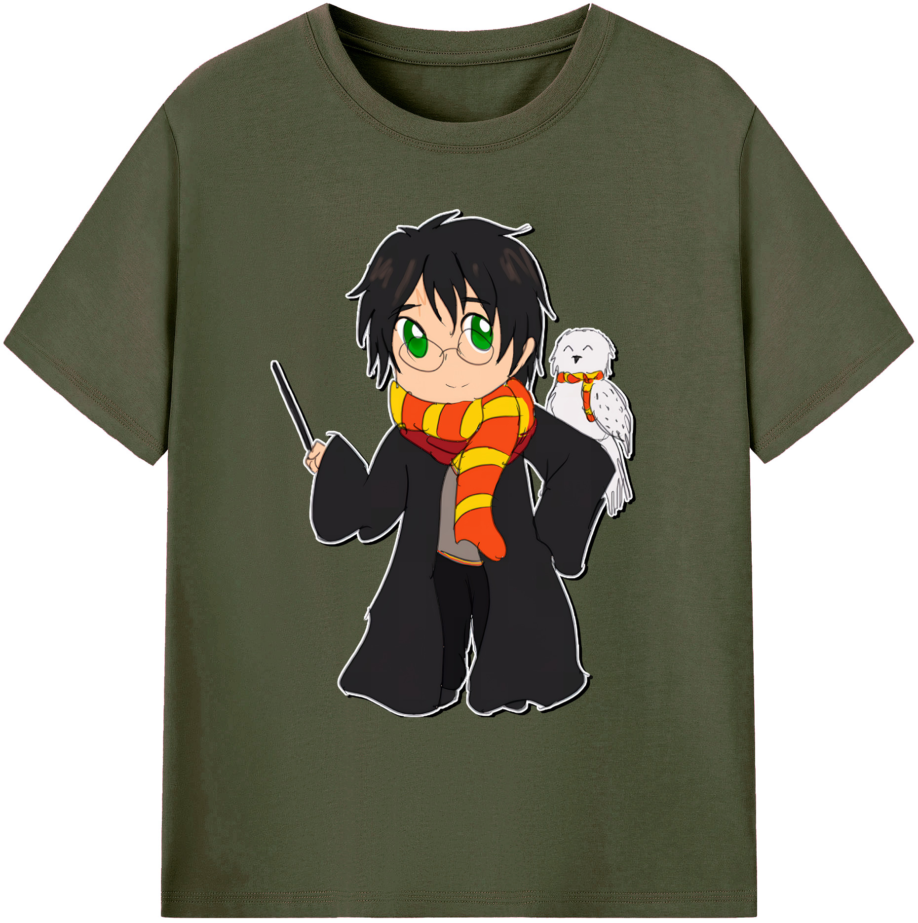 （画像用） Harry Potter ハリー・ポッターシリーズ 綿100％ メンズ半袖Tシャツ｜肌触りやわらか＆通気性